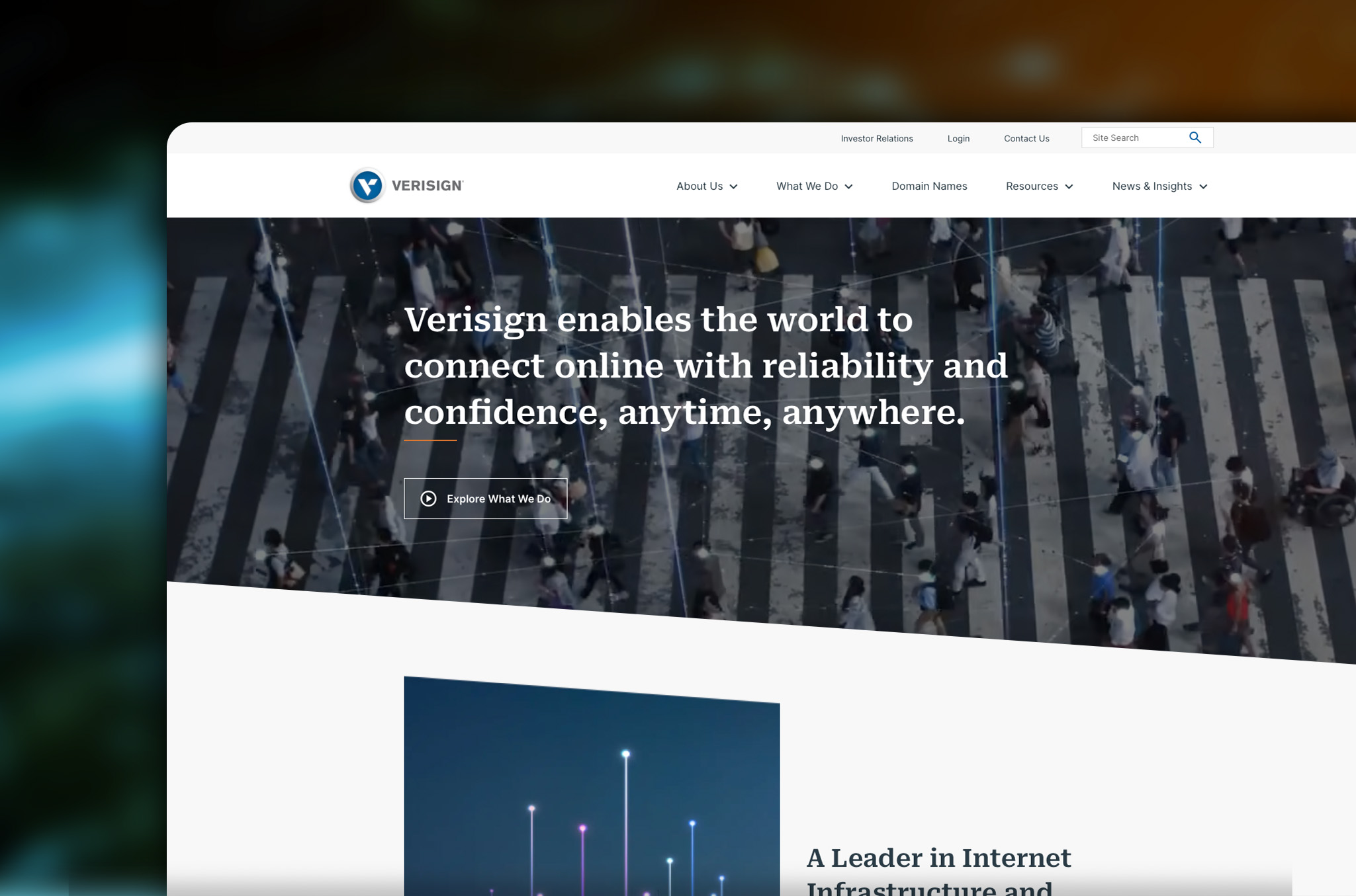 Verisign.com persona-driven redesign